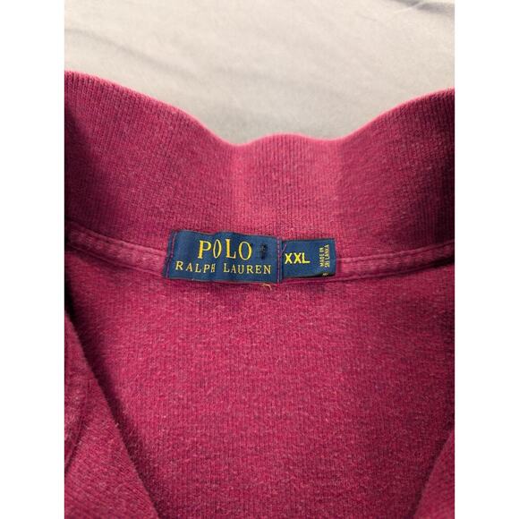 Polo Ralph Lauren Sweater Men's XXL 1/4 zip Pullover Collared 100% Cotton - Picture 3 of 8